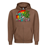 Chestnut not a hugger Zipper Hoodie - AdoDesignShop