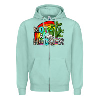 Seafoam not a hugger Zipper Hoodie - AdoDesignShop
