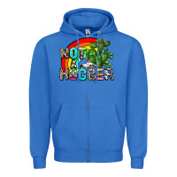True Royal not a hugger Zipper Hoodie - AdoDesignShop