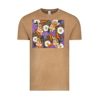 Vintage Camel easter bunny carrot daisys leopard glitter Vintage Tee - RanaPortraitStore
