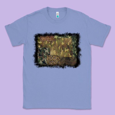 Camouflage Leopard Background Classic Tee Designed By Barkaloodesign