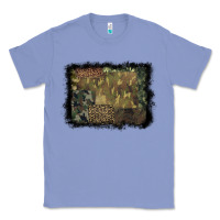 Colony Blue camouflage leopard background Classic Tee - BarkalooDesign