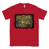 Red camouflage leopard background Classic Tee - BarkalooDesign
