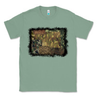 Sage camouflage leopard background Classic Tee - BarkalooDesign