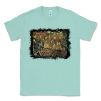 Seafoam camouflage leopard background Classic Tee - BarkalooDesign