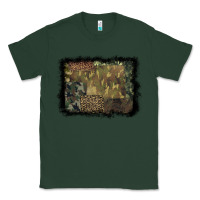 Sports Green camouflage leopard background Classic Tee - BarkalooDesign