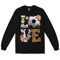 Black western love soccer Long Sleeve Tee - HRA Design Shop