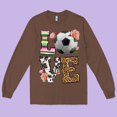 Western Love Soccer Long Sleeve Tee Designed By Hra Design Shop