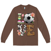 Chestnut western love soccer Long Sleeve Tee - HRA Design Shop