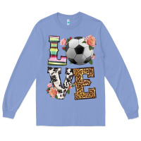 Colony Blue western love soccer Long Sleeve Tee - HRA Design Shop