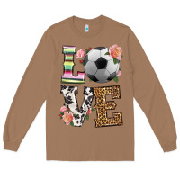 Toasted Coconut western love soccer Long Sleeve Tee - HRA Design Shop