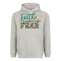 Moon Dust faith over fear with cross Heavyweight Hoodie - BarkalooDesign