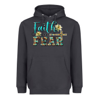 Smoke faith over fear with cross Heavyweight Hoodie - BarkalooDesign