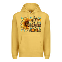 Antique Gold when you can't find the sunshine be the sunshine Premium Hoodie - MaliasSmallBusiness