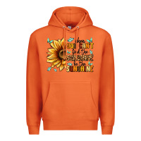 Carrot when you can't find the sunshine be the sunshine Premium Hoodie - MaliasSmallBusiness