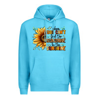 Ocean Blue when you can't find the sunshine be the sunshine Premium Hoodie - MaliasSmallBusiness