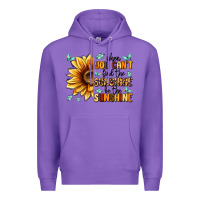 Purple when you can't find the sunshine be the sunshine Premium Hoodie - MaliasSmallBusiness