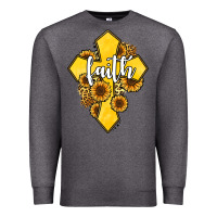 Charcoal Heather faith childhood cancer Premium Sweatshirt - Jasminsmagicworld