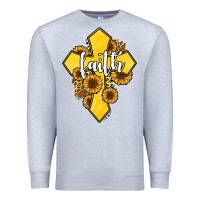Heather Grey faith childhood cancer Premium Sweatshirt - Jasminsmagicworld
