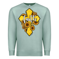 Seafoam faith childhood cancer Premium Sweatshirt - Jasminsmagicworld