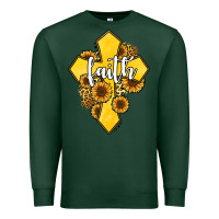 Sports Green faith childhood cancer Premium Sweatshirt - Jasminsmagicworld