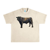Black Angus Bull Urban Heavy Tee | Teevron