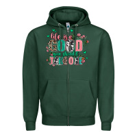 Sports Green life is good you should take one Zipper Hoodie - AdoDesignShop