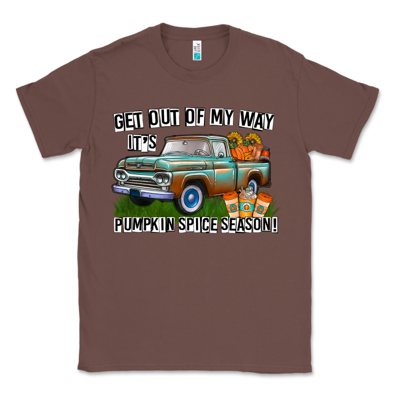 Get Out Of My Way It's Pumpkin Spice Season Classic Tee by CowhideDigitalArt | Teevron