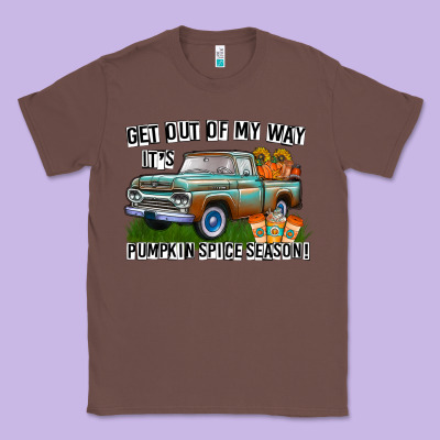 Get Out Of My Way It's Pumpkin Spice Season Classic Tee Designed By Cowhidedigitalart