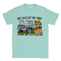 Seafoam Get Out Of My Way It's Pumpkin Spice Season Classic Tee - CowhideDigitalArt
