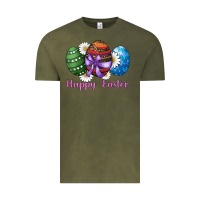 Vintage Olive easter western eggs happy easter Vintage Tee - RanaPortraitStore