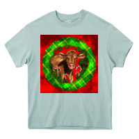 Arona christmas red angus calf Heavy Core Tee - LillyAllenDesigns