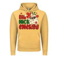 Vintage Mustard big nick energy Vintage Hoodie - MaliasSmallBusiness