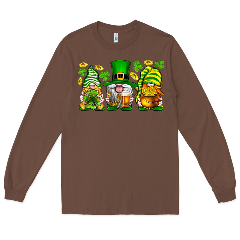 St. Patrick's Day Gnomies Long Sleeve Tee by Neo Western | Teevron