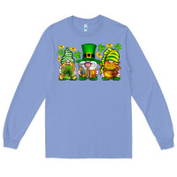 Colony Blue St. Patrick's Day gnomies Long Sleeve Tee - Neo Western
