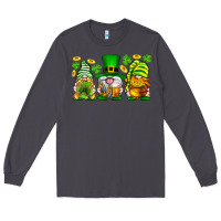 Smoke St. Patrick's Day gnomies Long Sleeve Tee - Neo Western
