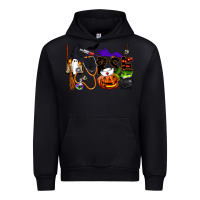 Black Halloween Nurse Urban Hoodie - LillyAllenDesigns