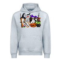 Heather Grey Halloween Nurse Urban Hoodie - LillyAllenDesigns