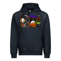 Navy Halloween Nurse Urban Hoodie - LillyAllenDesigns