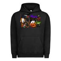 Pigment Black Halloween Nurse Urban Hoodie - LillyAllenDesigns