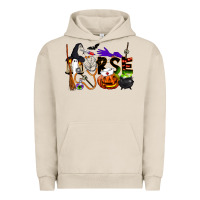 Pigment French Oak Halloween Nurse Urban Hoodie - LillyAllenDesigns