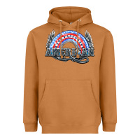 Meerkat American rainbow Heavyweight Hoodie - NancyCooperArtShop
