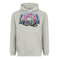 Moon Dust American rainbow Heavyweight Hoodie - NancyCooperArtShop