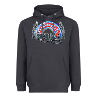 Smoke American rainbow Heavyweight Hoodie - NancyCooperArtShop
