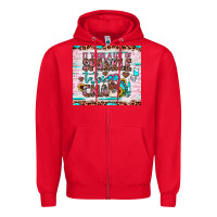 Red it takes a lot of sparkle to be a cna Zipper Hoodie - JahusDesignShop