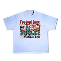 Grape Ice i'm just here for the snacks #baseball sister Urban Heavy Tee - Zillion Design Studio