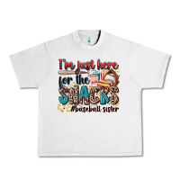 Lunar Rock i'm just here for the snacks #baseball sister Urban Heavy Tee - Zillion Design Studio