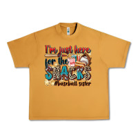 Peanut Butter i'm just here for the snacks #baseball sister Urban Heavy Tee - Zillion Design Studio