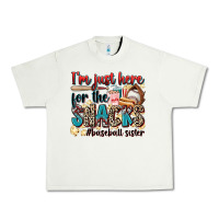 Pistachio i'm just here for the snacks #baseball sister Urban Heavy Tee - Zillion Design Studio
