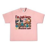 Salmon i'm just here for the snacks #baseball sister Urban Heavy Tee - Zillion Design Studio